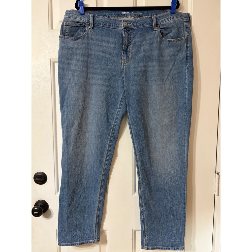 Old Navy | Straight Leg High Rise plus size Jeans | 18 || Blue|